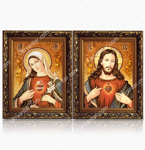 пара икон Непорочное Сердце