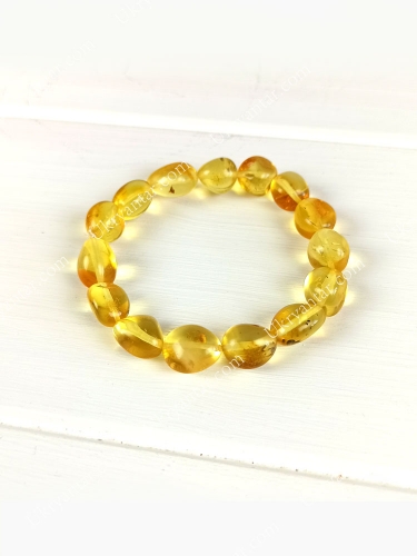 Clear Amber Bracelet