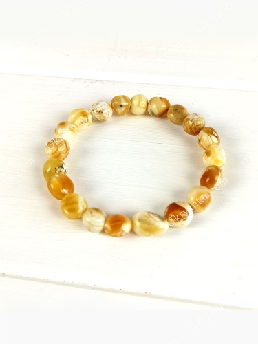 Amber landscape bracelet